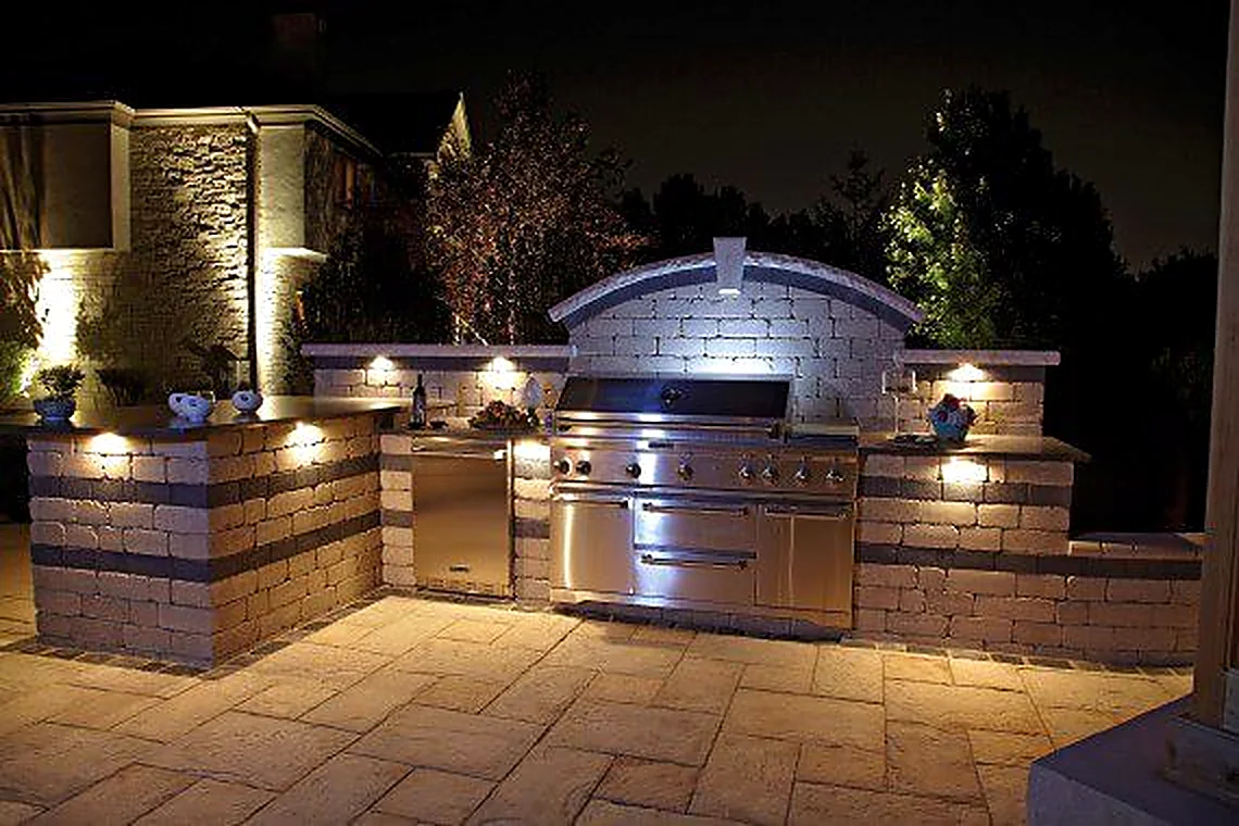 Outdoor Kitchen & Grill built by Landscape Hardscape Creations in Gurnee, IL