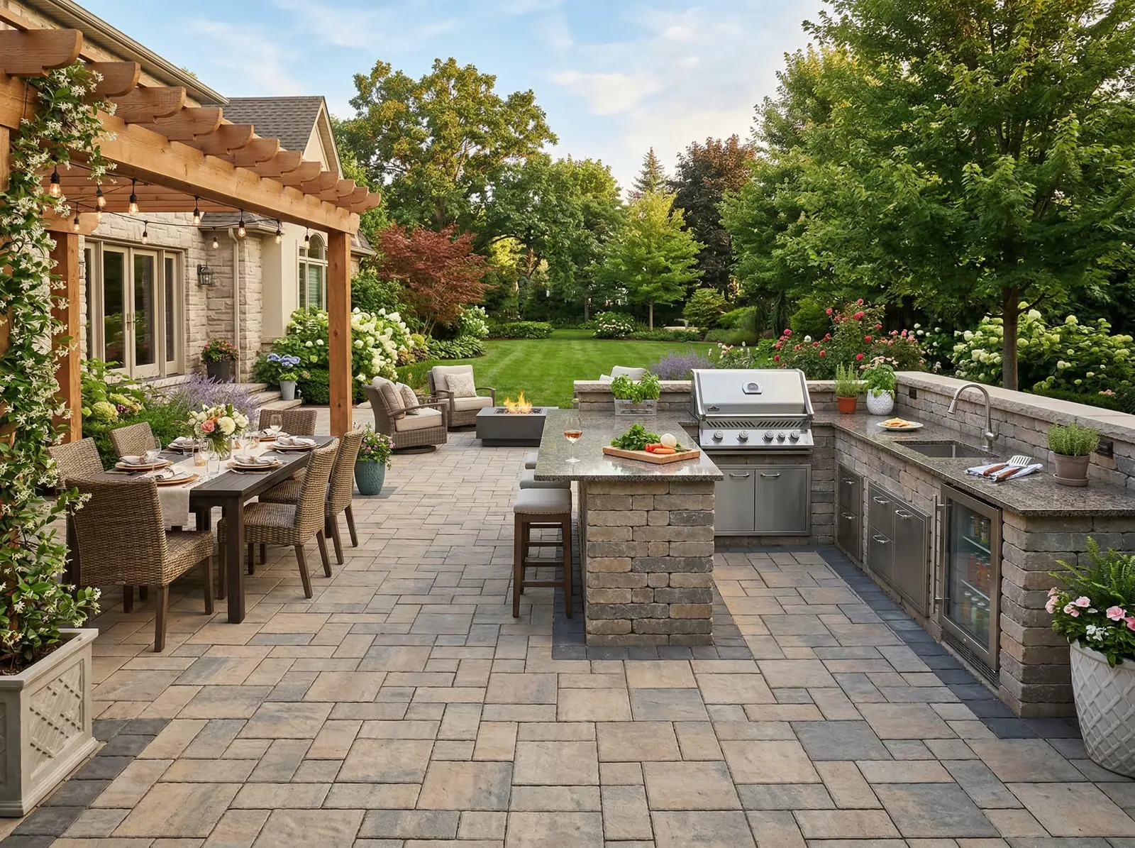 Outdoor Kitchens & Living Spaces project 1